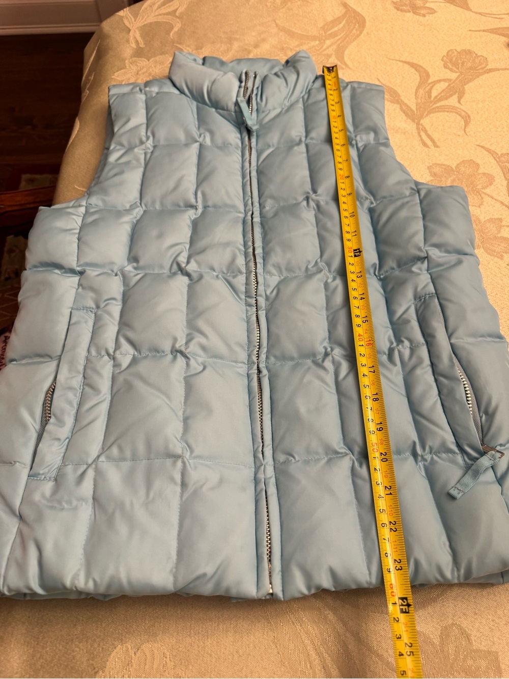 Gap Light Blue Quilted Puffer Vest - Women’s Size S - Minimalist Casual Layer - Picture 8 of 8